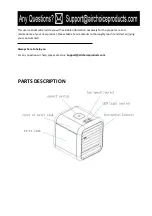 Предварительный просмотр 2 страницы air choice AC801 User Manual