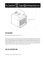 Предварительный просмотр 3 страницы air choice AC801 User Manual