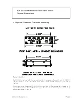 Предварительный просмотр 4 страницы Air Comm Systems ACS 2010 Operation And Installation Manual