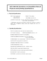 Preview for 3 page of Air Comm Systems ACS 2080-300 NVG Operation And Installation Manual