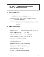 Preview for 3 page of Air Comm Systems ACS 300A-101 Installation And Operation Manual