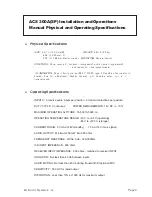 Preview for 3 page of Air Comm Systems ACS 300A(SP) Installation And Operation Manual