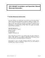 Preview for 9 page of Air Comm Systems ACS 300A(SP) Installation And Operation Manual