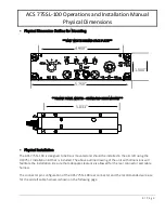 Preview for 4 page of Air Comm Systems ACS 775SL-100 Installation And Operation Manual