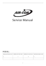 Air-Con ABXCI4H4S0 Service Manual preview