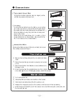 Preview for 14 page of Air-Con Mini Split Air Conditioner Owner'S Manual