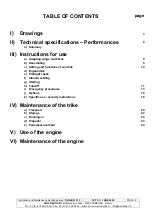 Предварительный просмотр 2 страницы Air Creation a.r.v. TANARG 912 Instruction And Maintenance Handbook