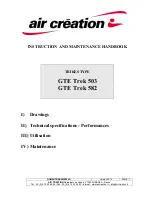 Air Creation GTE Trek 503 Instruction And Maintenance Manual preview