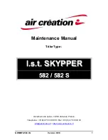 Preview for 1 page of Air Creation Skypper 582 S Maintenance Manual