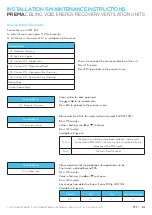 Предварительный просмотр 21 страницы Air Design PREMA Series Installation & Maintenance Instructions Manual