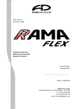Air Design Rama Flex L Manual And Service Book preview