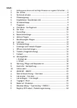 Preview for 3 page of Air Design Rama Flex L Manual And Service Book