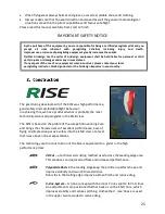 Preview for 5 page of Air Design RISE Manual And Service Book