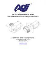Air Dimensions Incorporated Dia-Vac R Series Operating Instructions Manual предпросмотр