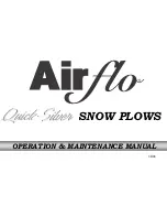 Air-Flo Quick-Silver Operation & Maintenance Manual preview