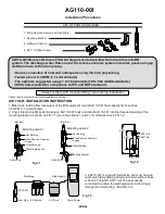 Предварительный просмотр 2 страницы AIR GAP AG110-001 Installation Procedures