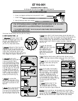 Предварительный просмотр 2 страницы AIR GAP ET116-001 Instruction