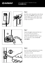 Preview for 6 page of AIR GAP Fluidmaster 6000 Series Installation Manual