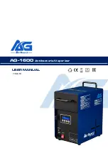 AIR GUARD AG-1600 User Manual предпросмотр