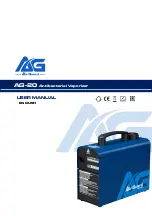 AIR GUARD AG-20 User Manual preview