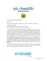 Preview for 16 page of Air+Health CA6.5 Installation Manual