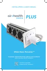 Предварительный просмотр 1 страницы Air+Health Haven Plus Installation & User Manual