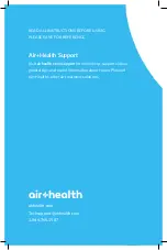 Предварительный просмотр 17 страницы Air+Health Haven Plus Installation & User Manual