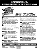 Предварительный просмотр 8 страницы Air Hogs Air Hogs RC Sky Patrol Helicopter Instruction Manual