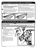 Preview for 2 page of Air Hogs sky commander Assembly Instructions