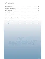 Предварительный просмотр 2 страницы Air innovations MH-401 Instruction Manual