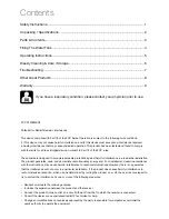 Preview for 2 page of Air innovations V33404 Instruction Manual And  Warranty Information