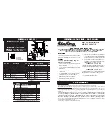 Preview for 1 page of Air King 4CH70B/9701B Operating Instructions & Parts Manual