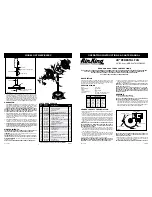 Preview for 1 page of Air King 4TM63C/9420C Operating Instructions & Parts Manual