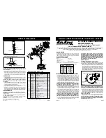 Preview for 2 page of Air King 4TM63C/9420C Operating Instructions & Parts Manual