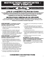 Preview for 5 page of Air King AK200LS Important Instructions & Operating Manual