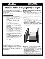 Air King AK960L Installation Instructions предпросмотр