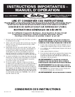 Preview for 7 page of Air King AKLC70DW Operating Manual