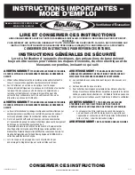 Preview for 5 page of Air King BFQ70 Important Instructions & Operating Manual