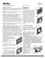 Preview for 1 page of Air King EWF-180 Instructions