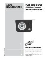 Preview for 1 page of Air Lift 25592 Installation Manual