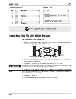 Предварительный просмотр 5 страницы Air Lift Air Lift 1000 60815 Installation Manual