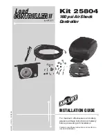 Air Lift Load controller II 25804 Installation Manual preview