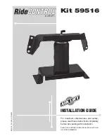 Preview for 1 page of Air Lift RideControl 59516 Installation Manual