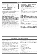 Предварительный просмотр 26 страницы Air Liquide Aidal emergency Operating Instructions Manual