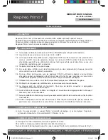 Preview for 11 page of Air Liquide Respireo Primo F User Manual