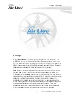 Предварительный просмотр 2 страницы Air Live AirCam WN-150CAM User Manual