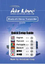 Предварительный просмотр 1 страницы Air Live BT-120IP Quick Setup Manual