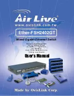 Предварительный просмотр 1 страницы Air Live Ether-FSH2402GT User Manual