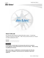 Preview for 2 page of Air Live FE-200VD User Manual