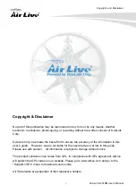 Предварительный просмотр 2 страницы Air Live FE-201DM User Manual